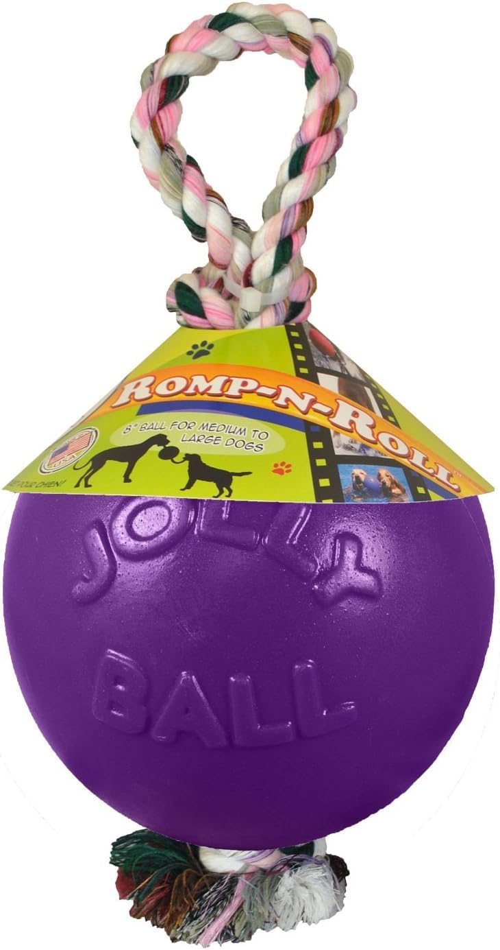 Jolly Ball -Romp-N-Roll Dog Toy, Orange, 6", Model Number: 788169060645