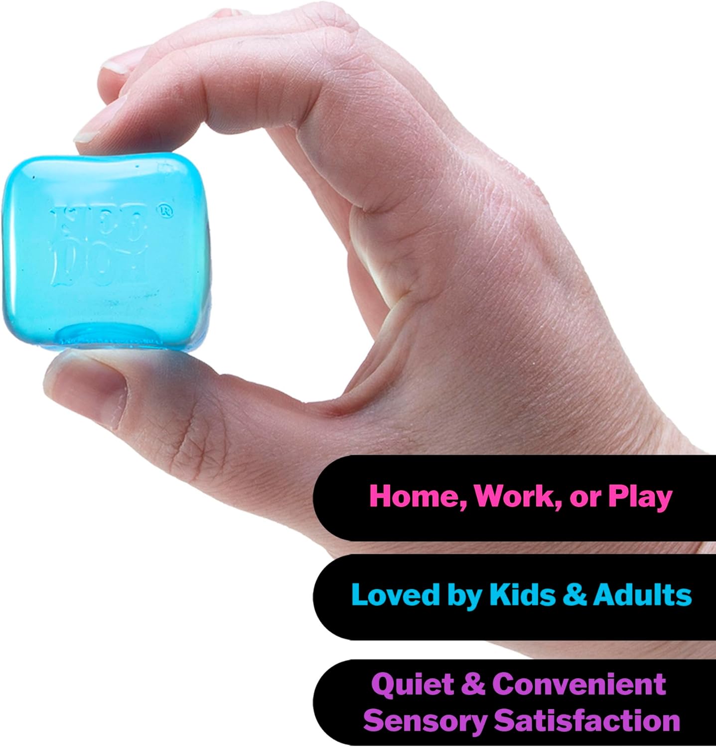 Needoh Nice Ice Baby - Sensory Squeeze Toy - Super Solid Squish - 1.25" Wide - Color May Vary (Pack of 1)